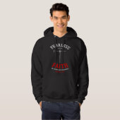 Fearless Faith Be Strong & Courageous Verse Christ Hoodie (Voorkant volledig)