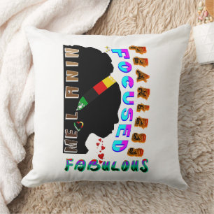 Fearless Focused Fabulous Melanine Kussen