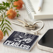 FEARLESS Honey Badger Sleutelhanger (Voorkant Rechts)