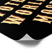 FEARLESS Honey Badger Vecht een Hyena Poster (Hoek)