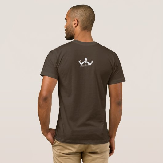FEARLESS Honey Badger Vecht een Hyena T-shirt (Achterkant volledig)