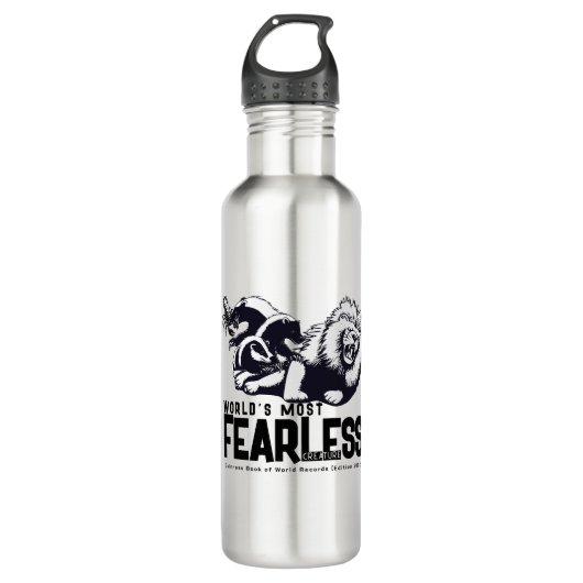 FEARLESS Honey Badger Waterfles (Voorkant)