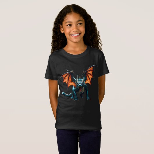 Fearless Iridescent Dragon Tshirt (Voorkant volledig)