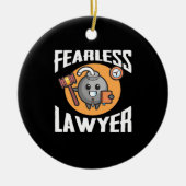 Fearless Lawyer Keramisch Ornament (Voorkant)