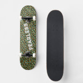 FEARLESS Light Green Leopard Wild Animal Print Persoonlijk Skateboard (Voorkant)