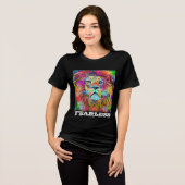 FEARLESS LION ART T SHIRTS T - SHIRTS (Voorkant volledig)