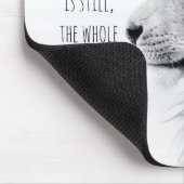 Fearless Lion Best Quote Persoonlijke naam Muismat (Hoek)