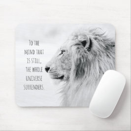 Fearless Lion Best Quote Persoonlijke naam Muismat