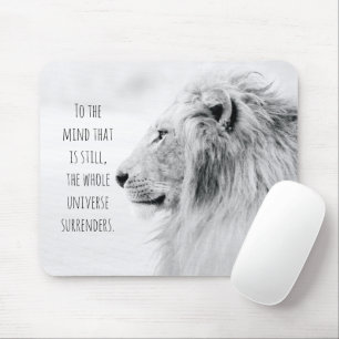 Fearless Lion Best Quote Persoonlijke naam Muismat