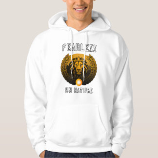 Fearless Lion Hoodie – Roaring Oerwoud King, Bold