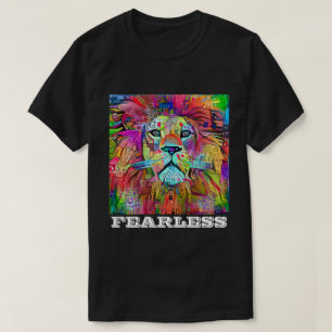 FEARLESS LION PATRIOT T SHIRTS T - SHIRTS
