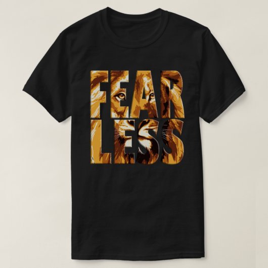 FEARLESS_LION T-SHIRT (Design voorkant)