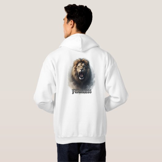 Fearless Lion T-shirt (Achterkant volledig)