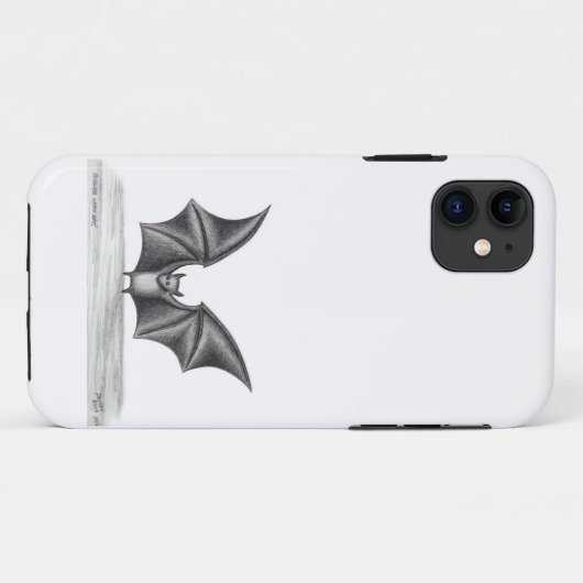 Fearless Little Bat Case-Mate iPhone Case (Achterkant (horizontaal))