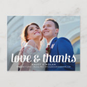 Fearless Love Wedding Bedankt Briefkaart (Voorkant)