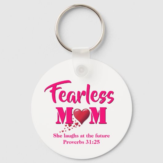 FEARLESS MOM | Overdrachten 31 Sleutelhanger (Voorkant)