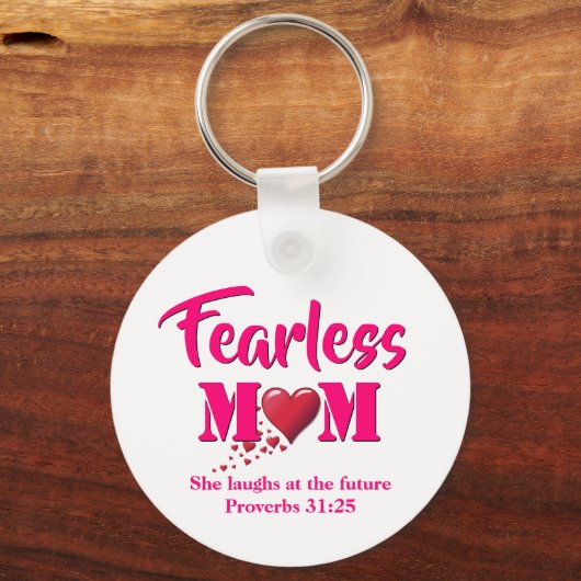 FEARLESS MOM | Overdrachten 31 Sleutelhanger (Voorkant)
