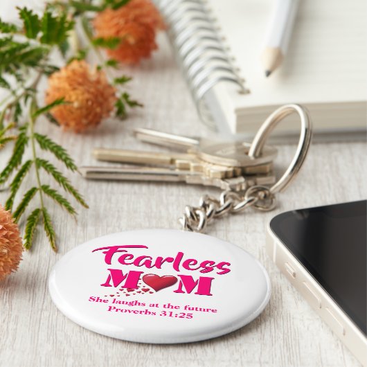 FEARLESS MOM | Overdrachten 31 Sleutelhanger (Zijkant)