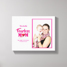 FEARLESS MOM Proverbs 31 FOTO Canvas Afdruk