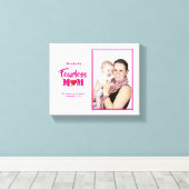 FEARLESS MOM Proverbs 31 FOTO Canvas Afdruk (Insitu (Houten vloer))