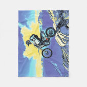 Fearless - motorcrosser fleece deken (Voorkant)