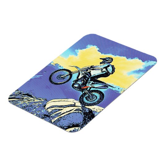 Fearless - motorcrosser magneet (Linkerzijde)