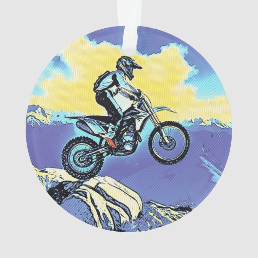 Fearless - motorcrosser ornament (achterkant)