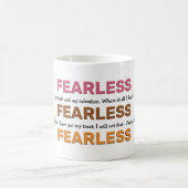 FEARLESS Psalms Inspirerend DAT IK NIET ZAL BEGRIJ Koffiemok (Center)