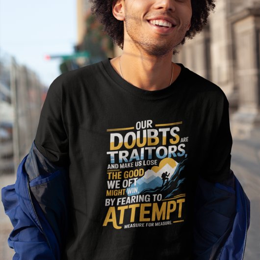 Fearless Pursuit beroemd gemaakt door Motivatie Sh T-shirt