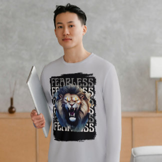 Fearless Roar – Bold Lion Tri-Blend Shirt