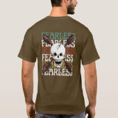 Fearless Skull Paddler T Shirt (Achterkant)