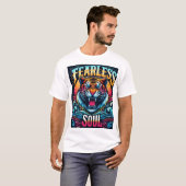 Fearless Soul - Levendige Tijger Artwork T-shirt (Voorkant volledig)