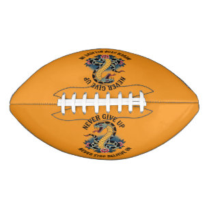 Fearless Spirit: Bold Snake en Rozen artwork American Football