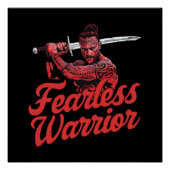 Fearless Warrior Perfect Poster (Voorkant)