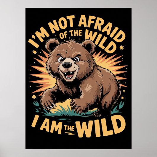 Fearless Wild Beer Adventure Art Poster (Voorkant)