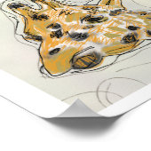 Fearme en wonderbaarlijke Baby Giraffe Poster (Hoek)