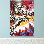 Fear's Ravager beroemd gemaakt door Ken Gage Art Canvas Afdruk (Insitu (Houten vloer))