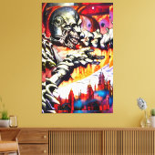 Fear's Ravager beroemd gemaakt door Ken Gage Art Canvas Afdruk (Insitu (Woonkamer))