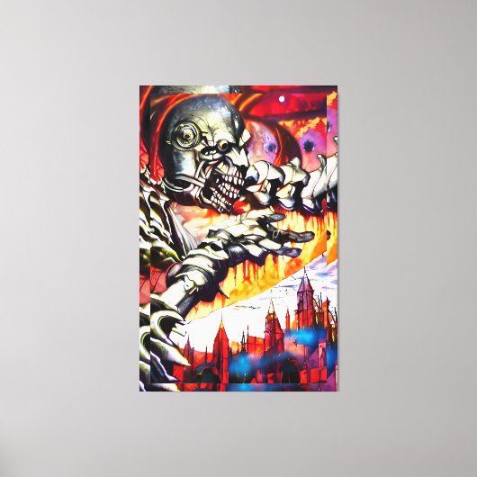 Fear's Ravager beroemd gemaakt door Ken Gage Art Canvas Afdruk (Voorkant)