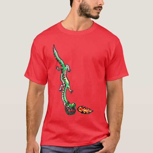 Fearsome Dragon Adult T-shirt (Voorkant)