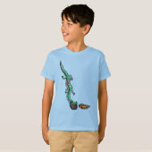 Fearsome Dragon Doodle Art T-shirt (Voorkant volledig)