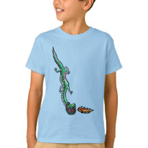 Fearsome Dragon Doodle Art T-shirt