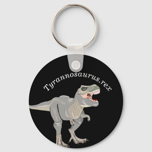 Fearsome Tyrannosaurus rex Sleutelhanger (Achterkant)