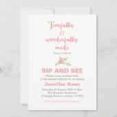 Fearully Made Sip en See Invite Kaart (Voorkant)
