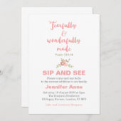 Fearully Made Sip en See Invite Kaart (Voorkant / Achterkant)