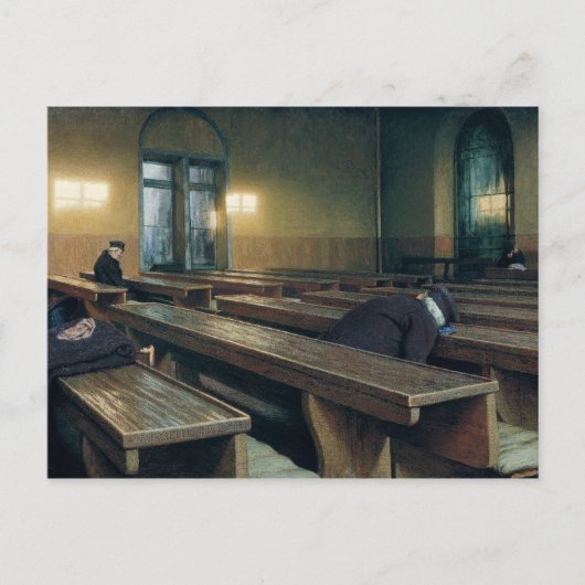 Feast Day in de Pio Albergo Trivulzio, 1892 Briefkaart (Voorkant)