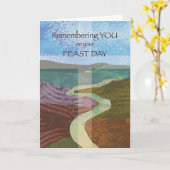 Feast Day Journey Kaart (Gele Bloem)