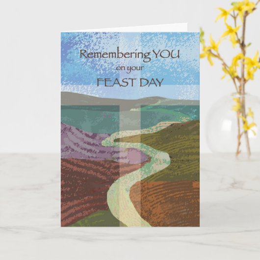 Feast Day Journey Kaart (Gele Bloem)