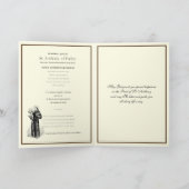 Feast Day St. Anthony Jesus Religieuze Card Kaart (Binnen)