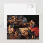 Feast in the house of Simon the Pharisee, c.1620 Briefkaart (Voorkant / Achterkant)